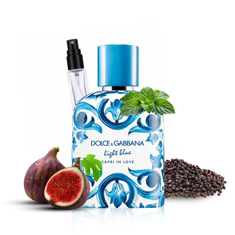 Light Blue Capri In Love